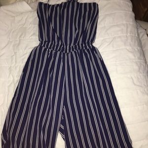 Striped jumpsuit